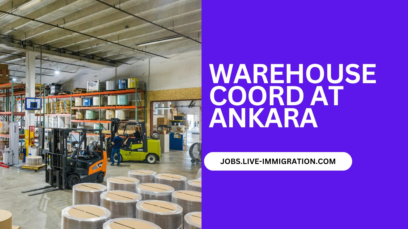 Warehouse & CRM Coordinator Job in Ankara, Turkey